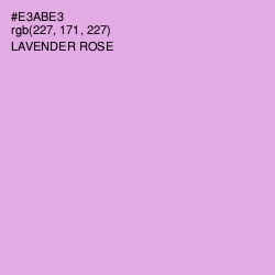 #E3ABE3 - Lavender Rose Color Image